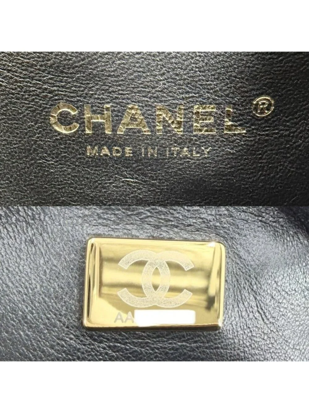 Chanel Shoulder Bag Crossbody Metallic Quilted Chain CC Logo Leather Gold
